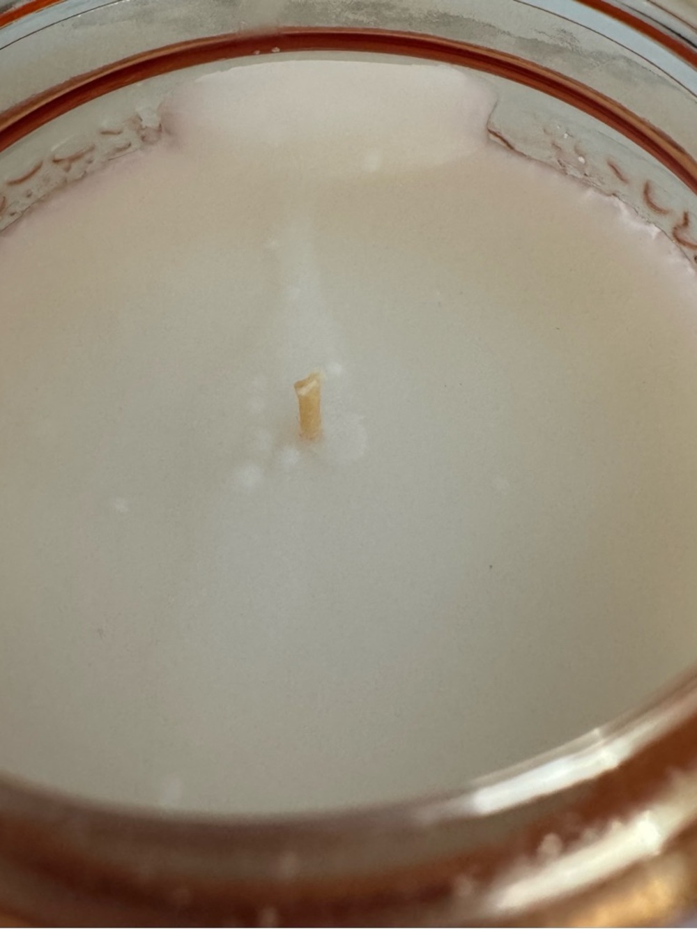 Voluspa Spiced Pumpkin Latte Candle - Amber Gold Glass 18 oz NEW - Picture 6 of 8